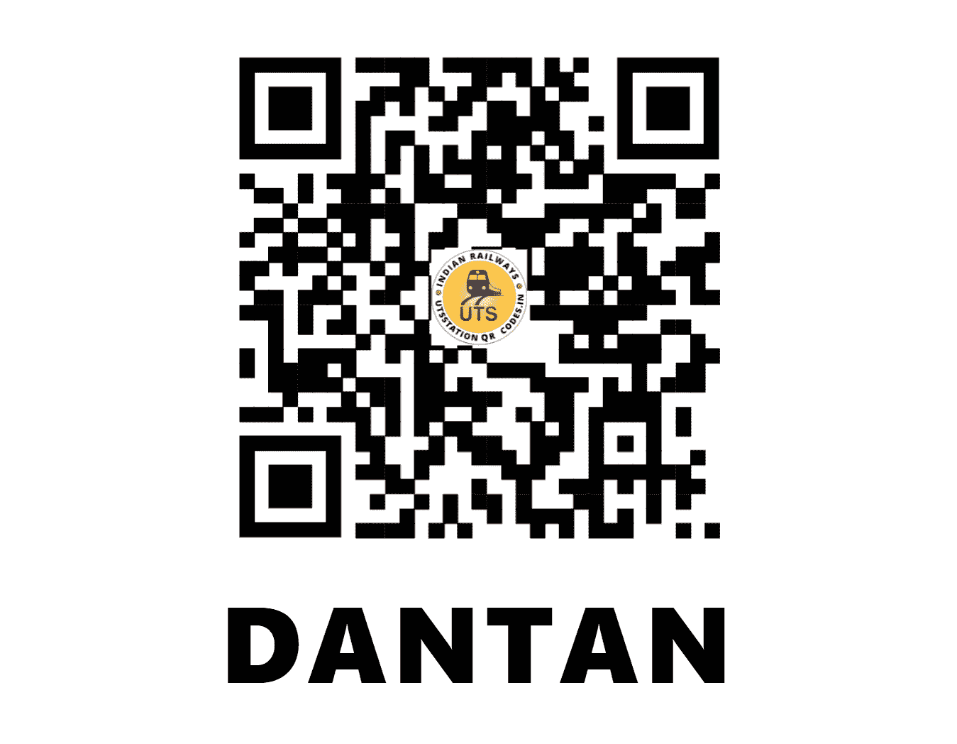 UTS QR Code for DANTAN - DNT (SE - WEST BENGAL)